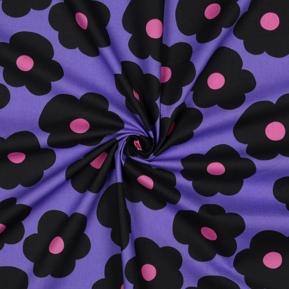 
                  
                    Big Flower Purple - Fine Poplin - Nerida Hansen
                  
                