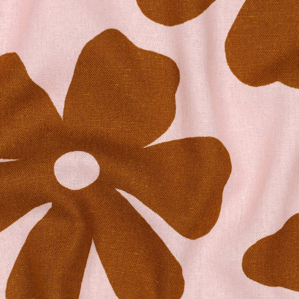 
                  
                    Linnen viscose Flowers – Roze Cognac
                  
                