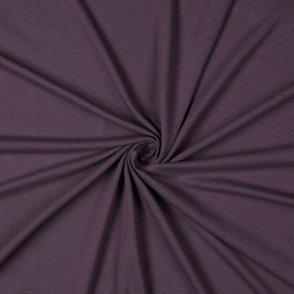 Bamboo Jersey - Dark Purple - The Final Stitch