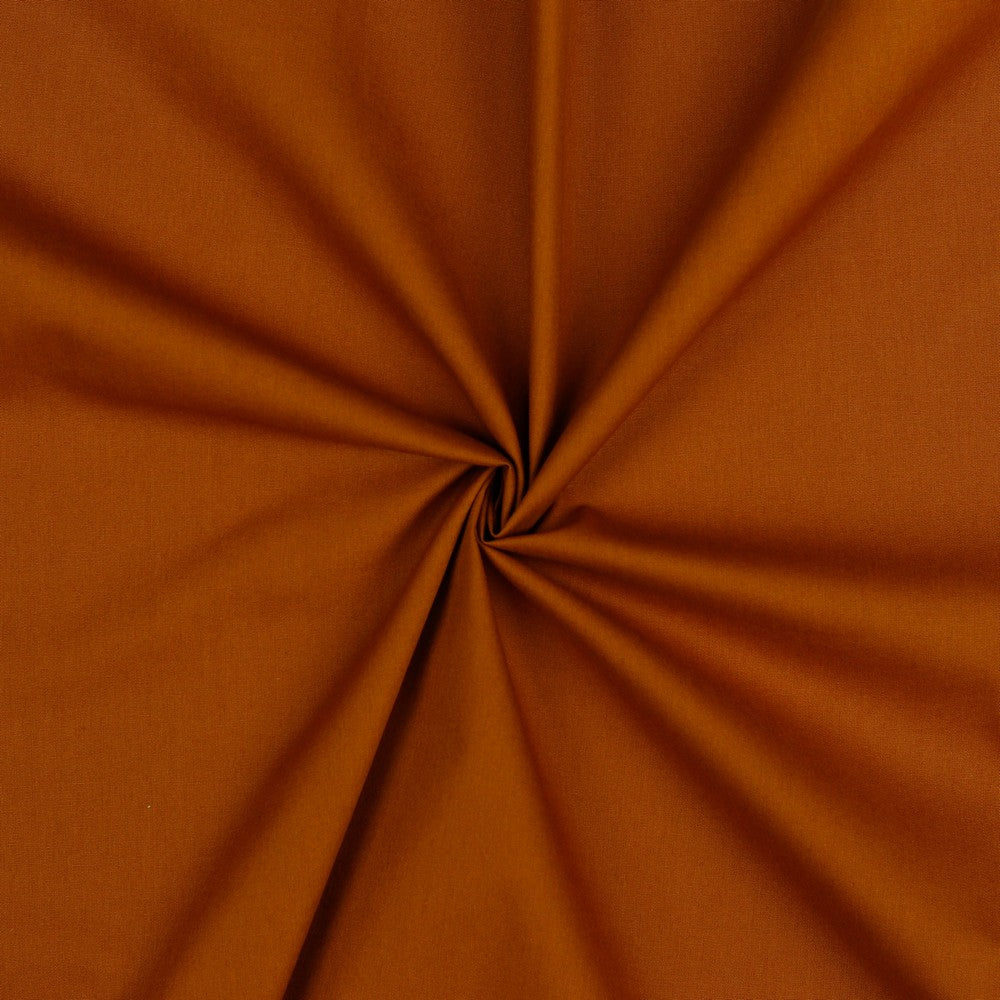 Katoen Poplin - Cognac