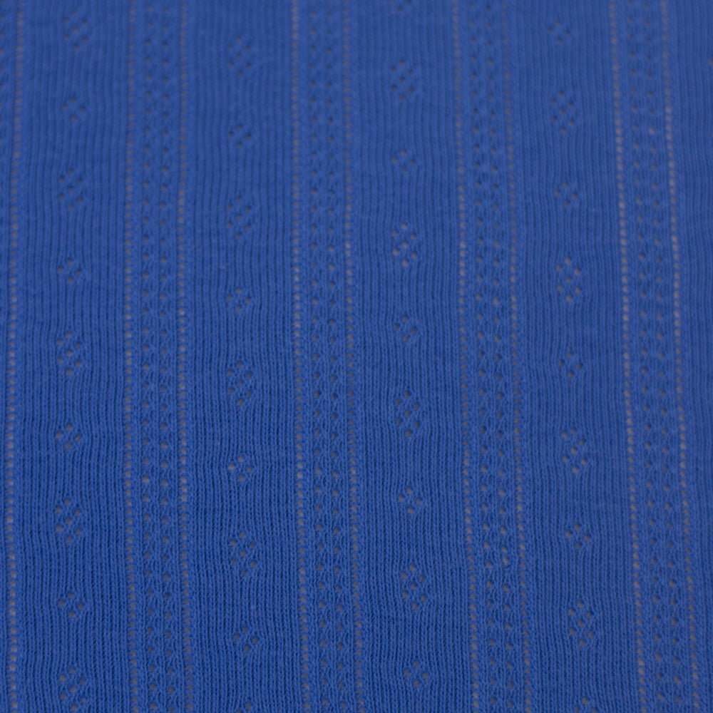 Pointelle Jersey - Blauw - The Final Stitch