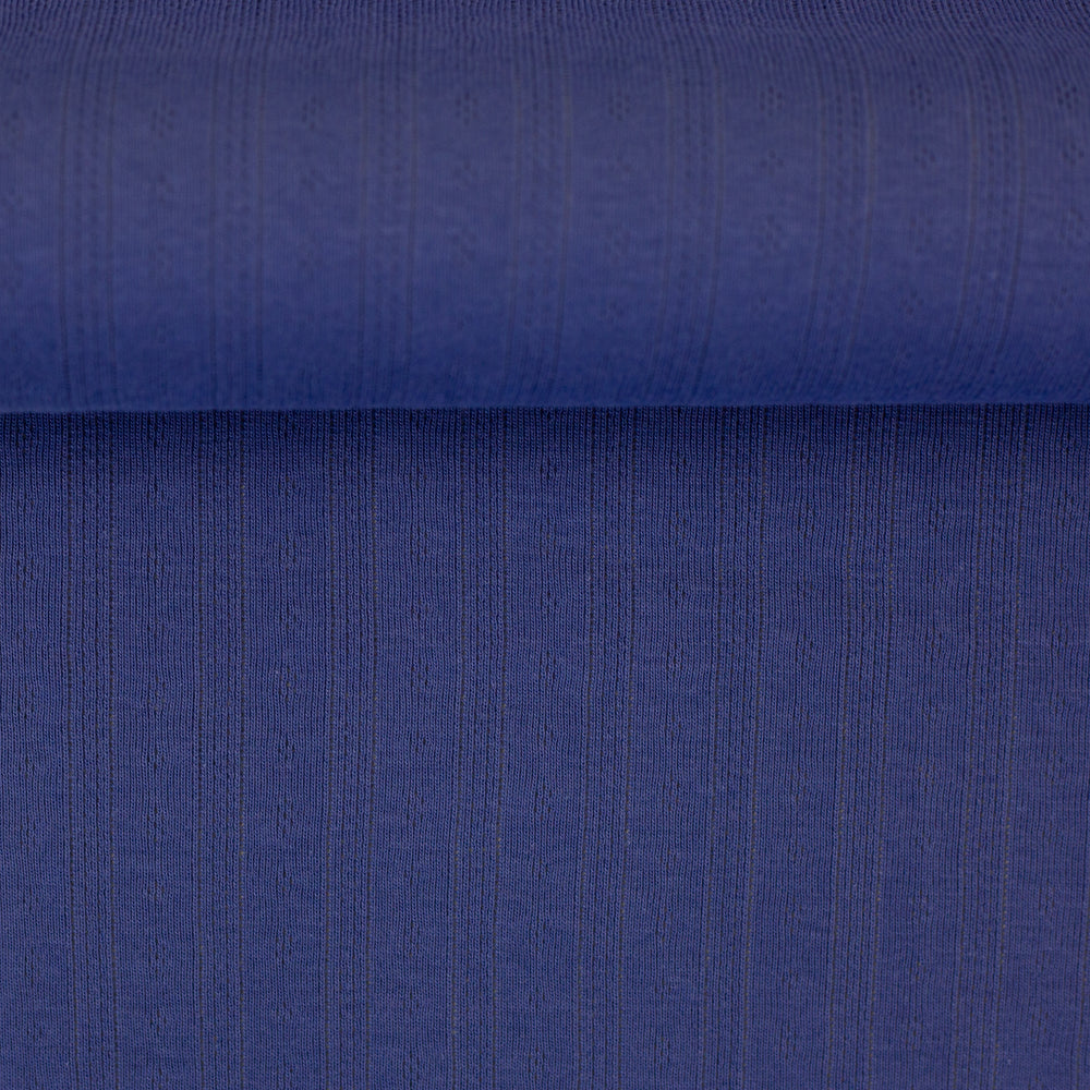 
                  
                    Pointelle Jersey - Donker Lavendel Blauw
                  
                