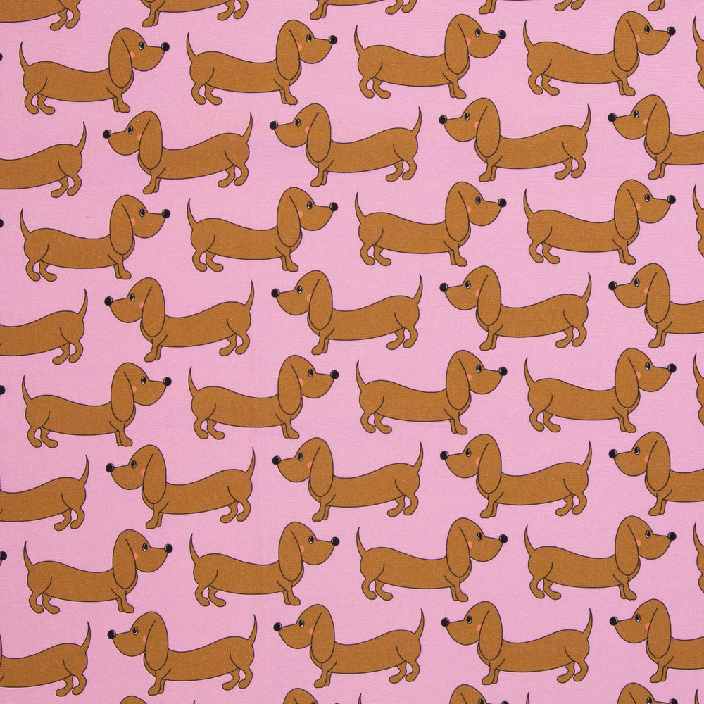 Canvas Dachshund - Roze