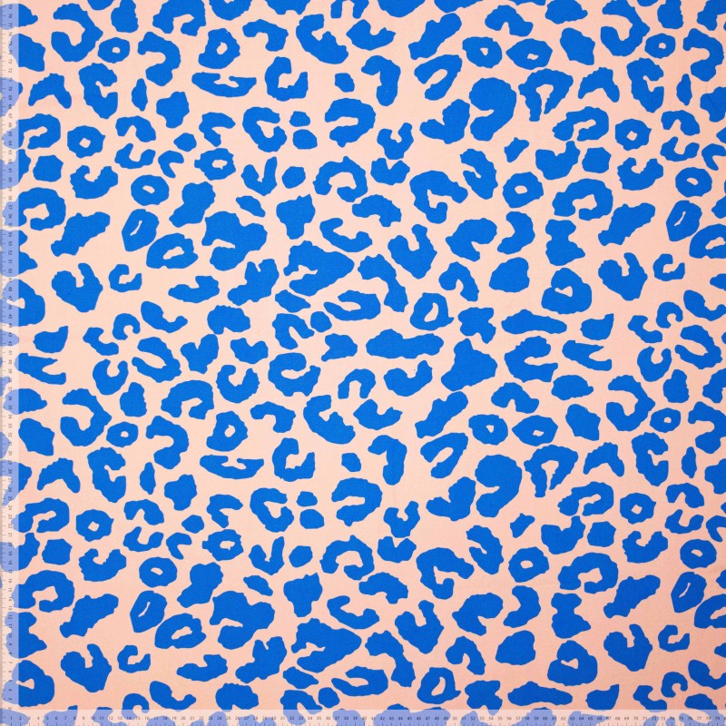 
                      
                        Canvas Leopard - Zalmroze en Blauw
                      
                    