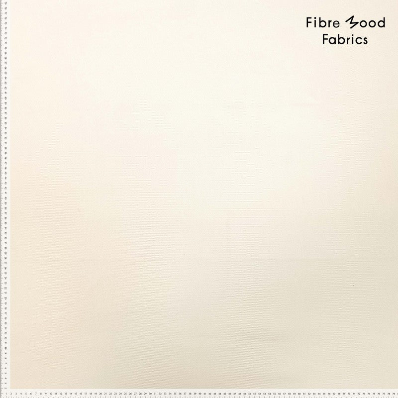 Woven Cotton Twill Gebroken Wit - Fibremood