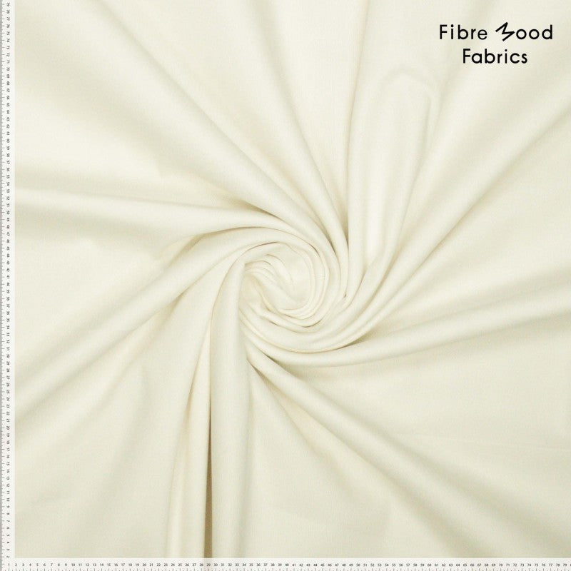 Woven Cotton Twill Gebroken Wit - Fibremood