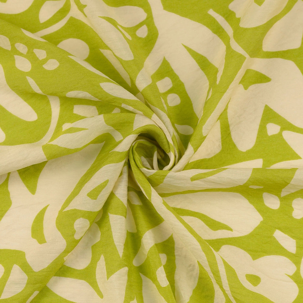 Abstract Shapes Groen - Viscose