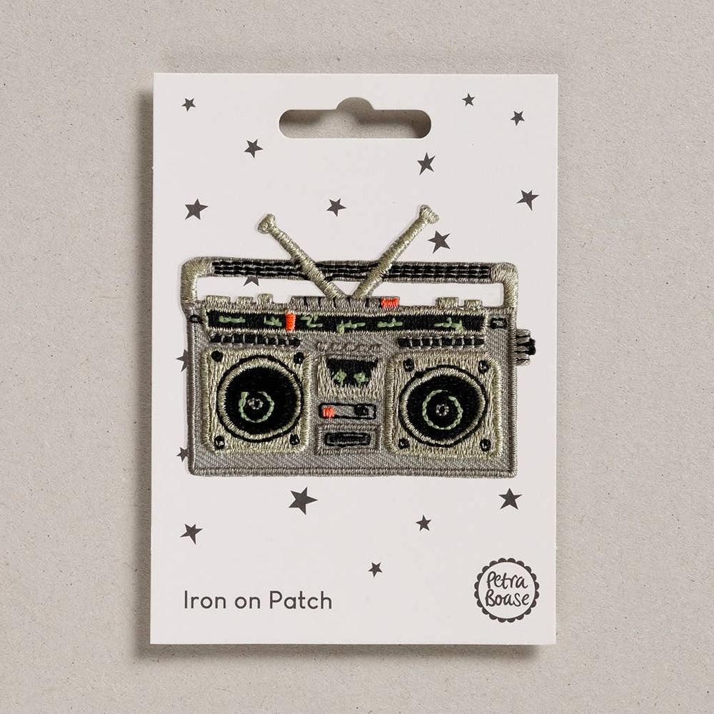 Iron on Patch  - Boom Box