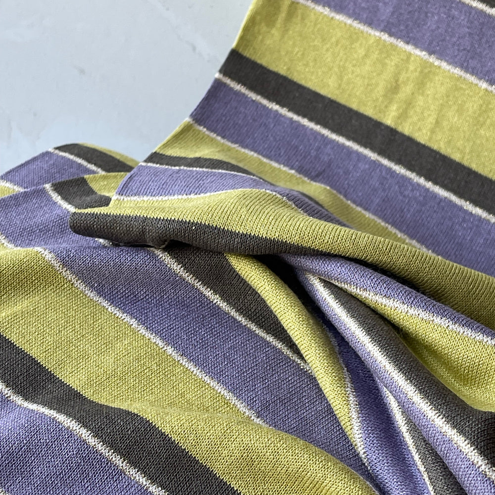 
                  
                    Sparkling stripe Lime Lilac - Knit
                  
                