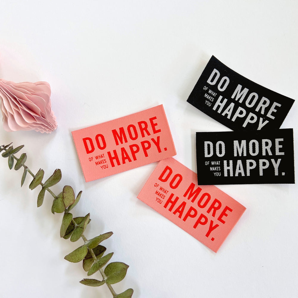 
                      
                        Patch 2 stuks – Do more of what makes you happy – MehrEtikette - The Final Stitch
                      
                    