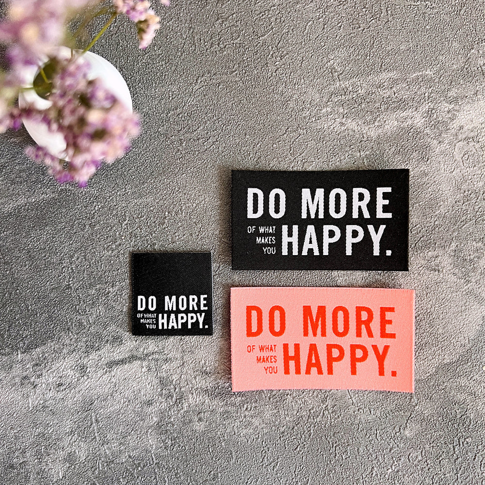 
                      
                        Patch 2 stuks – Do more of what makes you happy – MehrEtikette - The Final Stitch
                      
                    