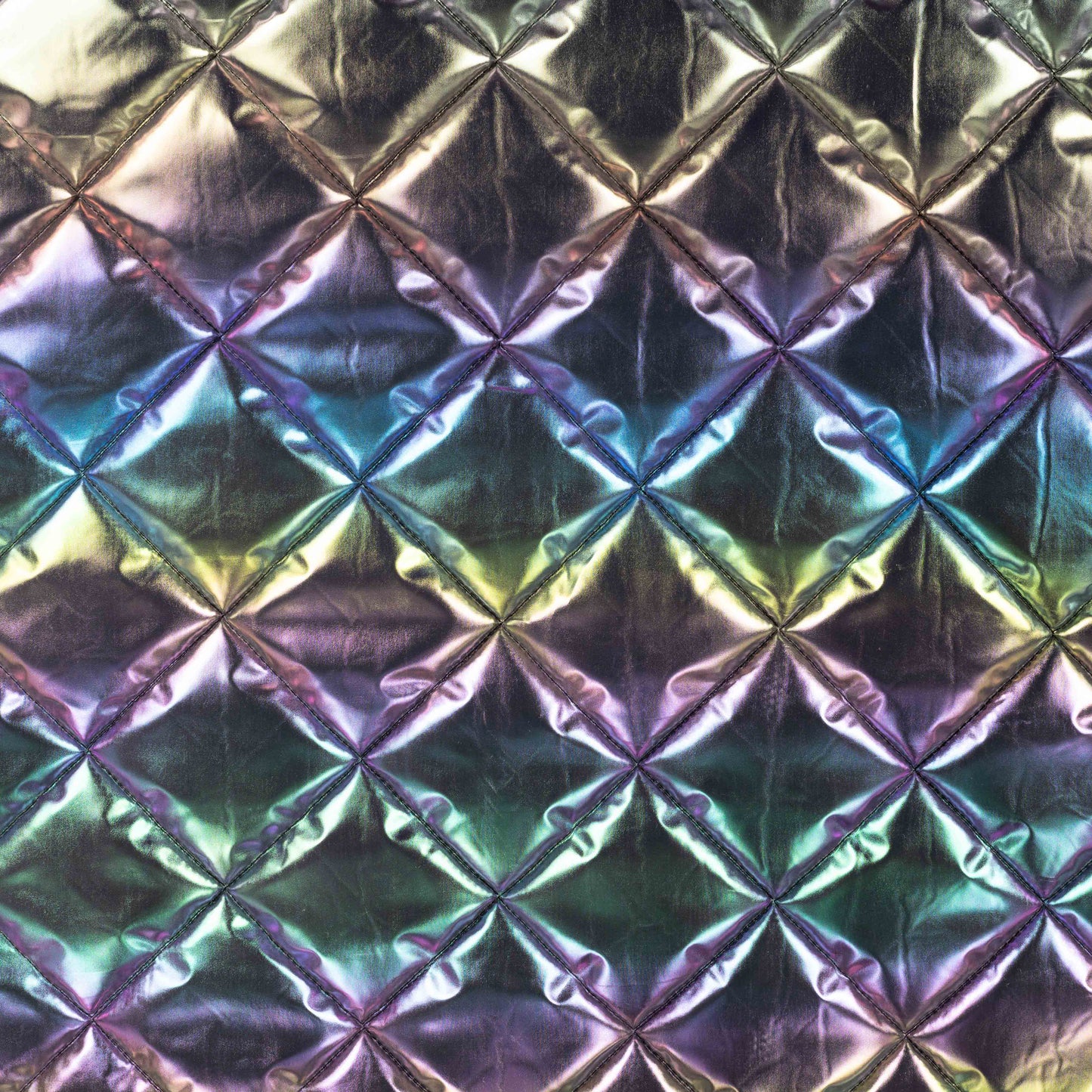 Quilted Holographic Diamonds