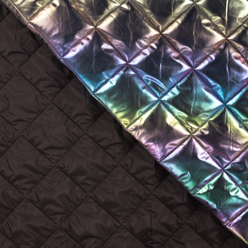 Quilted Holographic Diamonds