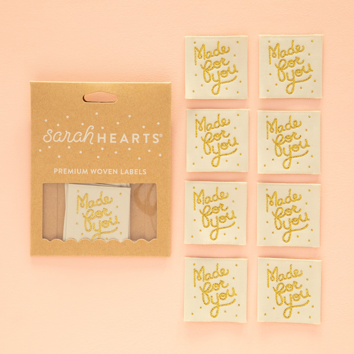 Made for You Gold Labels - Sarah Hearts