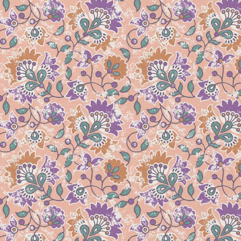 Orban Rose Violet - Poplin Katoen